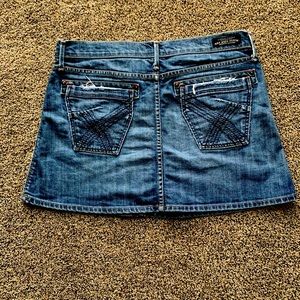 James cured by seun denim jean skirt
